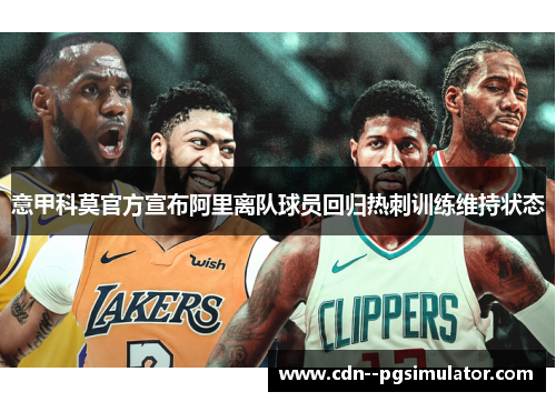 意甲科莫官方宣布阿里离队球员回归热刺训练维持状态