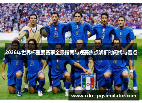 2026年世界杯重要赛事全景指南与观赛焦点解析时间线与看点 2026年世界杯重要赛事全景指南与观赛焦点解析时间线与看点